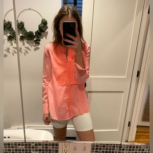 NEW J.Crew Button Up Front Ruffle Blouse • Size 8 • NWT • 100% Cotton